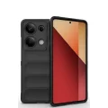 BUĞZ Xiaomi Redmi Note 13 Pro 4g Kılıf Optimum Silikon - Siyah
