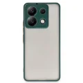 BUĞZ Xiaomi Redmi Note 13 Pro 5g Kılıf Montreal Silikon Kapak - Yeşil
