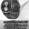  NFC ve Kablosuz Şarjlı Akıllı Saat EKG, Nabız & Spor Modları ile iOS ve Android Uyumlu