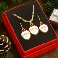 BUĞZ Noel Baba Yılbaşı Kutulu Zincir Kolye Set