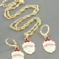 BUĞZ Noel Baba Yılbaşı Kutulu Zincir Kolye Set