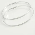 BUĞZ Noktalı Metal Halka Küpe 8-10 cm