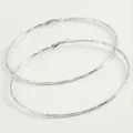 BUĞZ Noktalı Metal Halka Küpe 8-9-10 cm