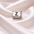 BUĞZ Nomination Bileklik Uyumlu Z Harfi Charm – Paslanmaz Çelik Harf Modül – Kişiye Özel Bileklik Aksesuarı