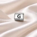 BUĞZ Nomination Uyumlu G Harf Charm , Çelik Bileklik Aksesuarı , Kişiye Özel Harf Modülü , Şık & Minimal Tasarım