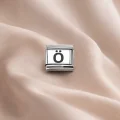 BUĞZ Harf Charm “Ö” – Çelik Bileklik Aksesuarı, Kişiye Özel Harf Modülü