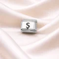 BUĞZ Ş Harfli Charm | Paslanmaz Çelik Harf Charm | Kişiye Özel Bileklik Aksesuarı