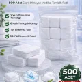 BUĞZ Nonwoven Spanç 7,5x7,5 cm 8 Katlı 500 Adet Steril Olmayan Medikal Temizlik Pedi