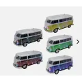 BUĞZ Nostaljik minibüs tasarımlı siyah bluetooth hoparlör FM radyo SD kart USB destekli