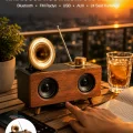 BUĞZ Nostaljik Radyo Bluetooth Bağlantılı Şarjlı Yüksek Ses Kaliteli Yeni Nesil