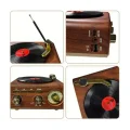 BUĞZ Nostaljik radyo Bluetooth FM USB MP3 çalar kahverengi 2 yıl garantili - Elektronik