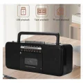 BUĞZ Nostaljik radyo FM radyo USB MP3 çalar kablosuz hoparlör Bluetooth kaset çalar siyah