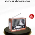 BUĞZ Nostaljik Radyo – Şık Dekoratif Tasarım ve Güvenli 2 Yıl Garanti