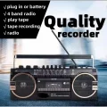 BUĞZ Nostaljik radyo turuncu renk bluetooth usb mp3 player fm radyo kaset çalar 2 yıl garantili