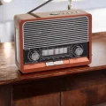 BUĞZ Nostaljik Radyo USB,AUX Ve SD Kart Girişli Bluetooth Bağlantılı
