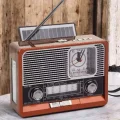 BUĞZ Nostaljik Radyo USB,AUX Ve SD Kart Girişli Bluetooth Bağlantılı
