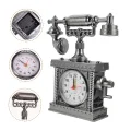 BUĞZ Nostaljik Telefon Tasarımlı Masa Saati Yüksek Sesli Alarm
