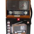 BUĞZ Nostaljik Vintage Radyo Taşınabilir Bluetooth Bağlantılı Hoparlör Radyo - BUĞZ