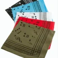 BUĞZ Nota Desenli Keten Bandana 50*50