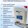 BUĞZ Novadex Cidex Muadili Yüksek Düzey Dezenfektan Solüsyonu 5 Litre Tıbbi Alet Sterilizasyon Sıvısı