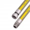  Ocak Fırın Doğalgaz Bağlantı Fleksi Extra Korumalı Hortum 1.25 Cm