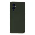 BUĞZ One Plus 9 Kılıf Nano İçi Kadife Silikon - Koyu Yeşil