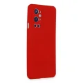 BUĞZ One Plus 9 Pro Kılıf Nano İçi Kadife Silikon - Kırmızı