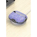 BUĞZ Onegif  Airpods Pro 2 (2.nesil) Bright Simli Airpods Kapak - Derin Mor