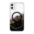 BUĞZ Onegif  İphone 11 Lotus Simli Magsafe Kapak - Siyah