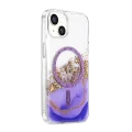 BUĞZ Onegif  İphone 14 Lotus Simli Magsafe Kapak - Mor