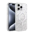 BUĞZ Onegif  İphone 14 Pro Max Misk Simli Magsafe Kapak - Desen 1