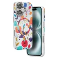 BUĞZ Onegif İphone 16 Flower Series Magsafe Kapak - Beyaz