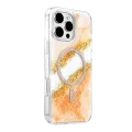 BUĞZ Onegif  İphone 16 Pro Max Lotus Simli Magsafe Kapak - Turuncu
