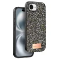 BUĞZ Onegif  İphone 16e Bright Simli Kapak - Gümüş