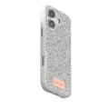 BUĞZ Onegif  İphone 17 Bright Simli Kapak - Beyaz