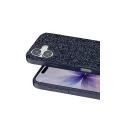 BUĞZ Onegif  İphone 17 Bright Simli Kapak - Mavi