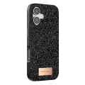 BUĞZ Onegif  İphone 17 Bright Simli Kapak - Siyah