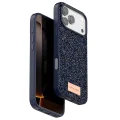 BUĞZ Onegif  İphone 17 Pro Bright Simli Kapak - Mavi