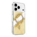BUĞZ Onegif  İphone 17 Pro Max Lotus Simli Magsafe Kapak - Gümüş