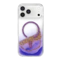 BUĞZ Onegif  İphone 17 Pro Max Lotus Simli Magsafe Kapak - Mor