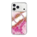 BUĞZ Onegif  İphone 17 Pro Max Lotus Simli Magsafe Kapak - Pembe
