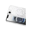 BUĞZ Onegif  İphone 17e Misk Simli Magsafe Kapak - Desen 1