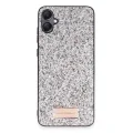 BUĞZ Onegif Samsung Galaxy A05 Bright Simli Kapak - Gümüş
