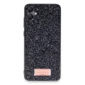 BUĞZ Onegif Samsung Galaxy A05 Bright Simli Kapak - Siyah