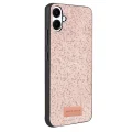 BUĞZ Onegif Samsung Galaxy A07 4g Bright Simli Kapak - Pembe