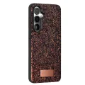 BUĞZ Onegif Samsung Galaxy S24 Fe Bright Simli Kapak - Derin Mor