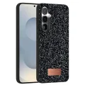 BUĞZ Onegif Samsung Galaxy S25 Bright Simli Kapak - Siyah