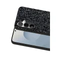 BUĞZ Onegif Samsung Galaxy S25 Bright Simli Kapak - Siyah