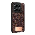 BUĞZ Onegif Xiaomi Mi 14t Pro Bright Simli Kapak - Derin Mor