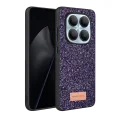 BUĞZ Onegif Xiaomi Redmi Note 15 Pro 5g Bright Simli Kapak - Derin Mor